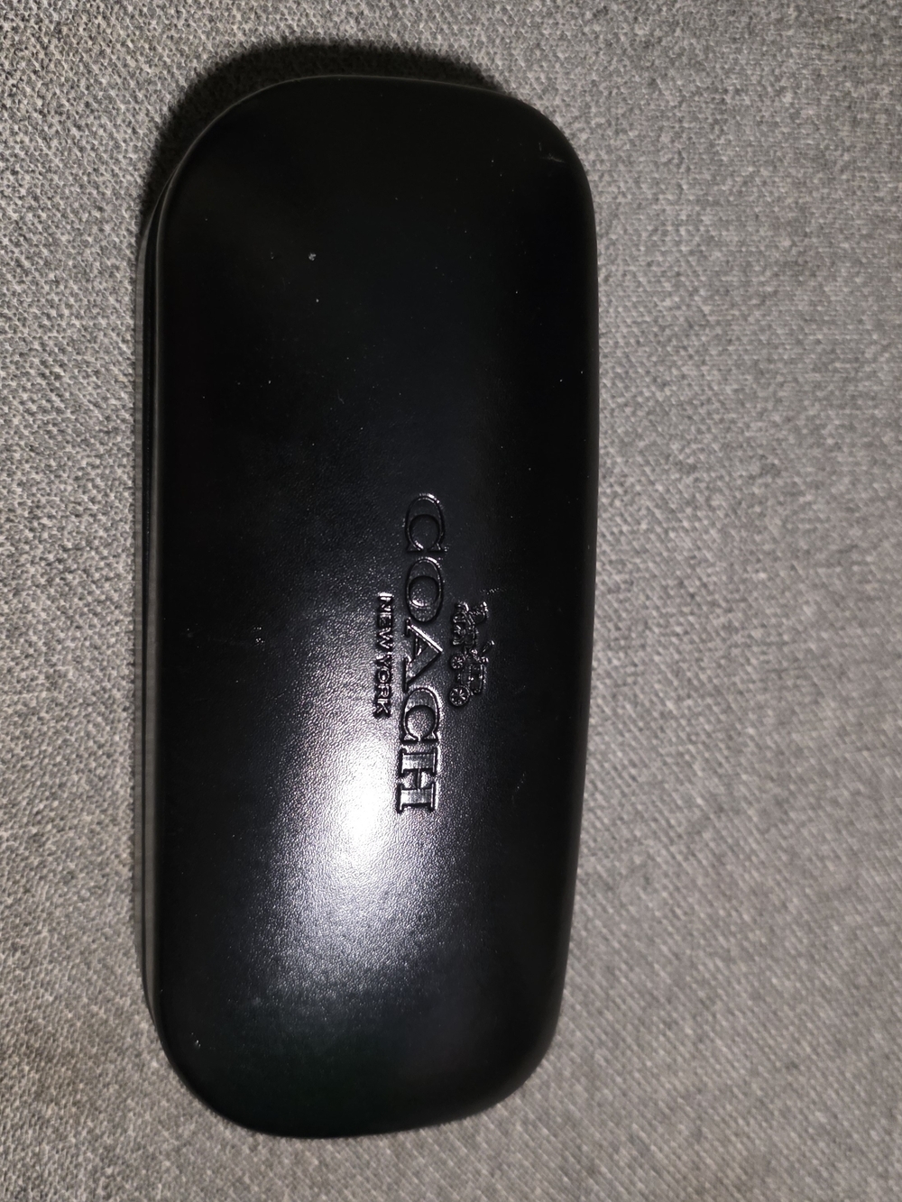 Coach Black Hard Shell Sunglass Case